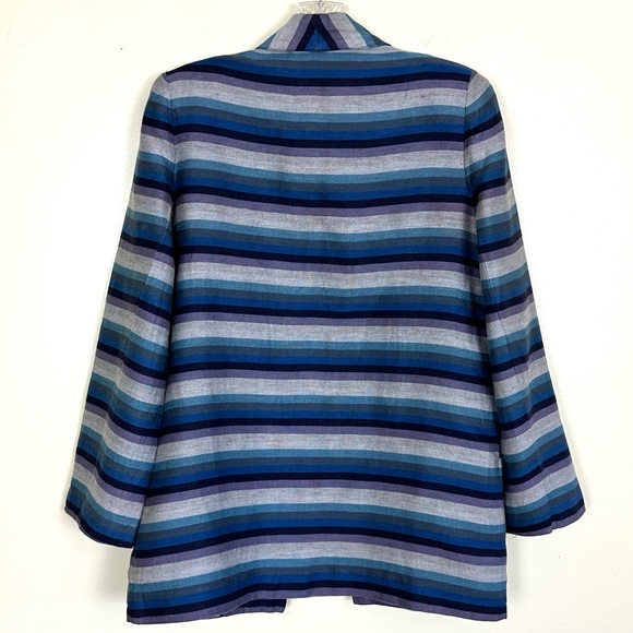 Vintage 1980s Oversized Linen Blend MARYANN RESTIVO Unstructured Blazer, Size 6 - Picture 12 of 12